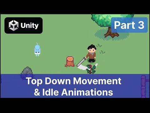 Top Down RPG in Unity 2023 | P3 Movement & Idle Animations Unity 2D Tutorial