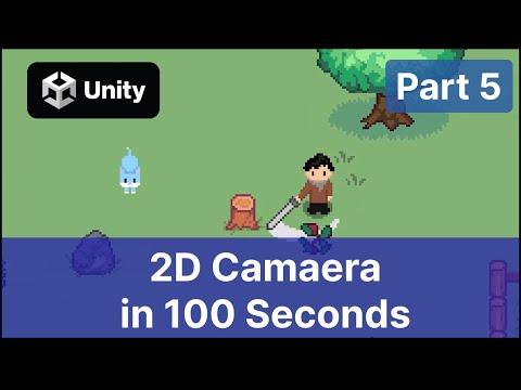 Top Down RPG in Unity 2023 | P5 | 2D Camera in 100 seconds | Cinemachine with Pixel Perfect Camera