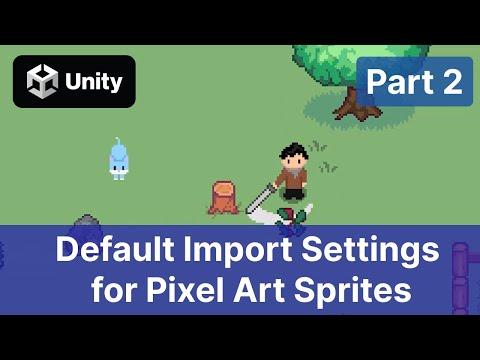 Top Down RPG in Unity 2023 | P2 Default Import Settings for Pixel Art Sprites | Presets Tutorial